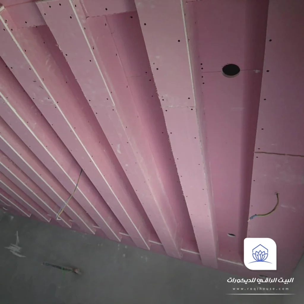 ديكورات جبس بورد اسقف تثليث