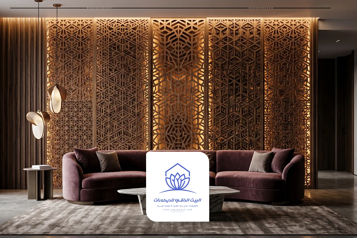 بارتشن سي ان سي - ديكور خشب مفرغ ابها