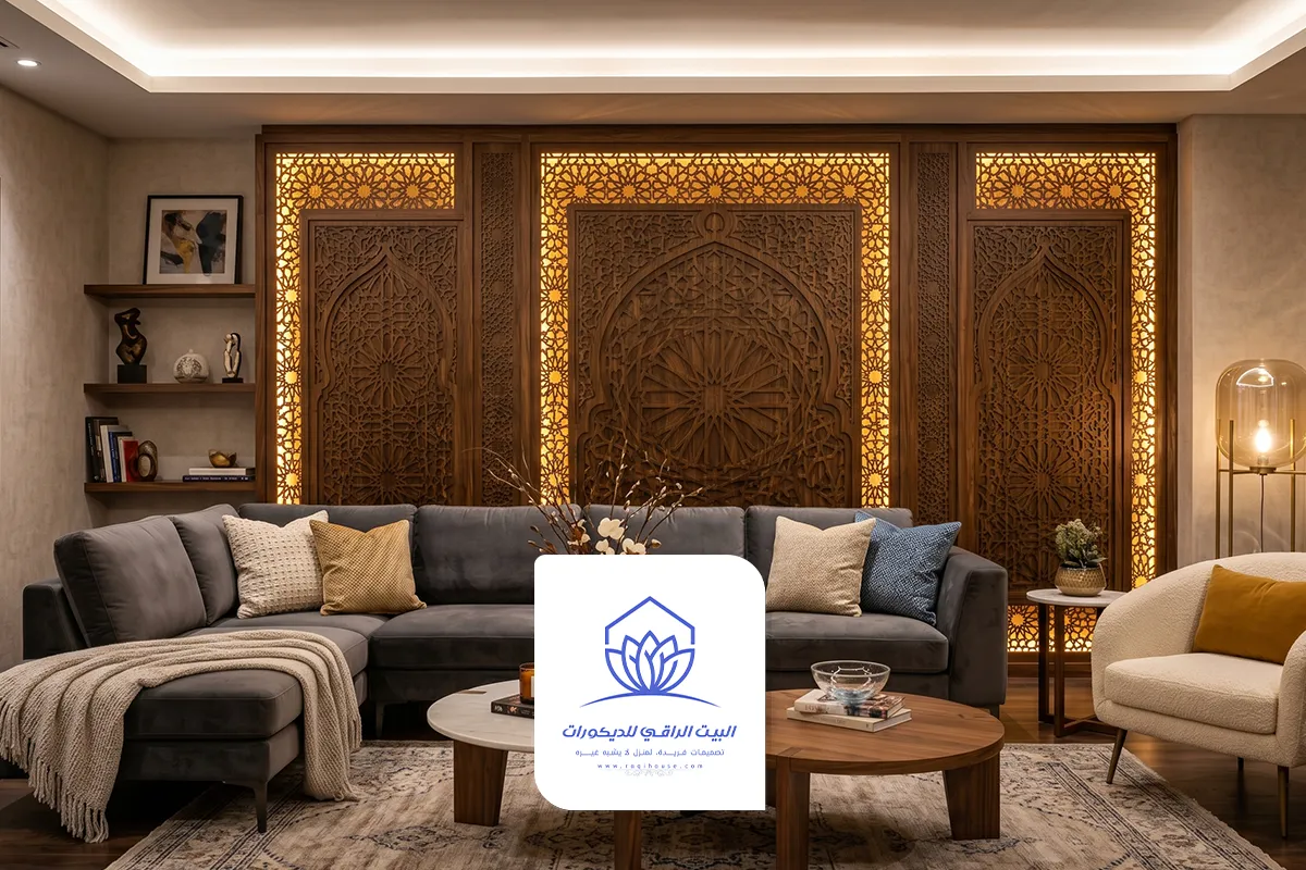 حفر خشب واجهات مجالس