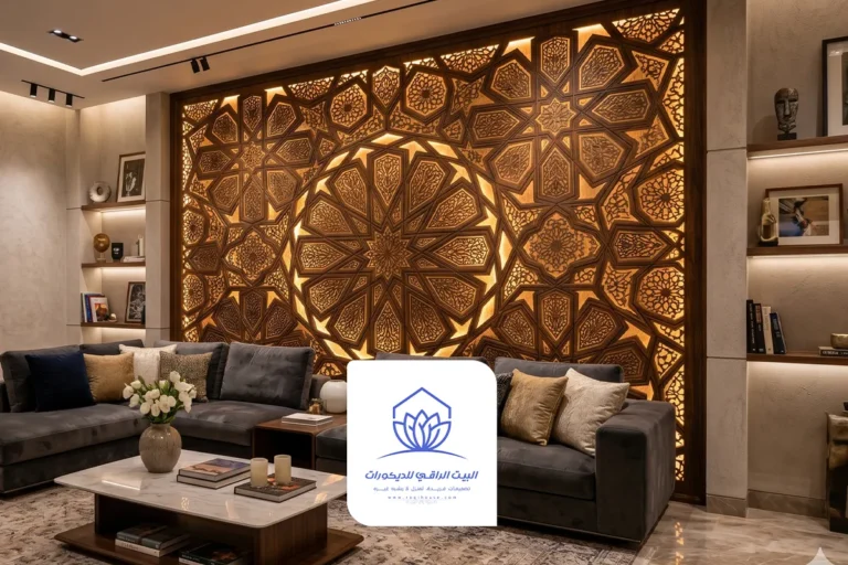 أفضل ديكور خشب مفرغ في ابها وتصاميم جدار خشب حفر ليزر في خميس مشيط | البيت الراقي للديكورات